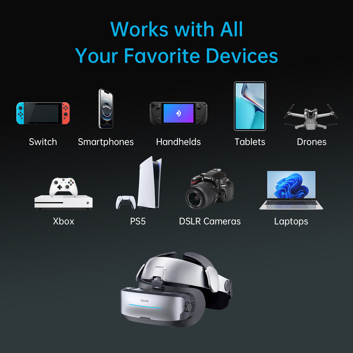 GOOVIS G3 Max - 3D VR Headset